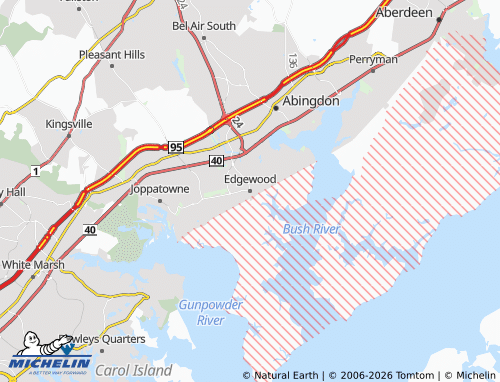 Mappa MICHELIN Edgewood - ViaMichelin
