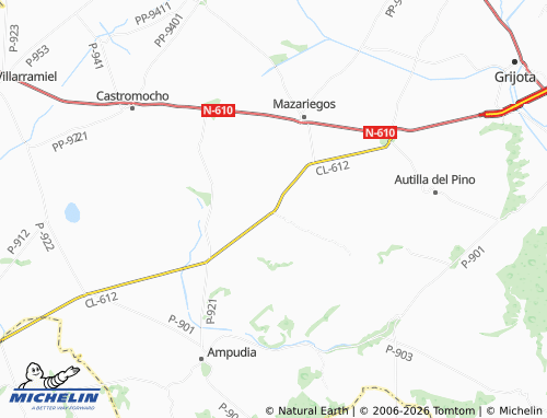 MICHELIN Pedraza de Campos map - ViaMichelin