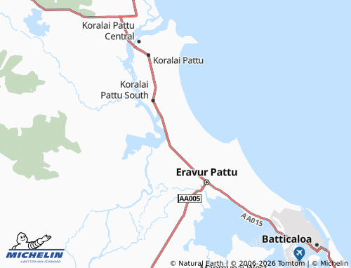 Mappa MICHELIN Thevapuram - ViaMichelin