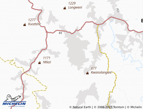 MICHELIN KwaBipa map - ViaMichelin