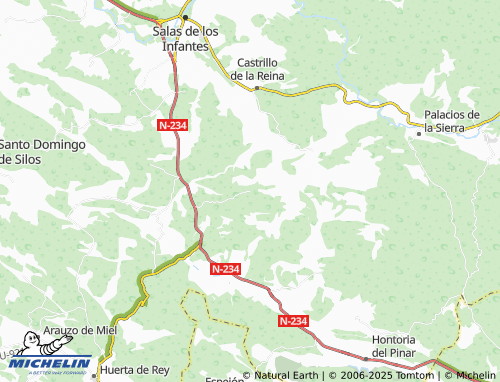 MICHELIN Cabezón de la Sierra map - ViaMichelin