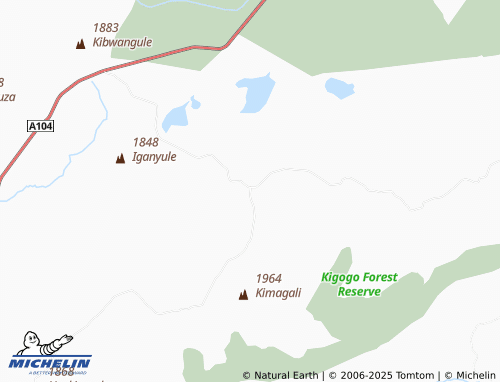 MICHELIN Kasanga map - ViaMichelin