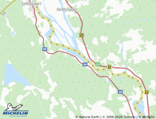 Carte MICHELIN Vitsaniemi - ViaMichelin
