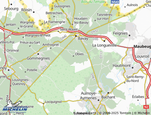 Carte MICHELIN Les Quatorze Faisses - ViaMichelin