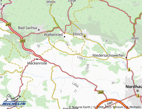 Mappa MICHELIN Obersachswerfen - ViaMichelin