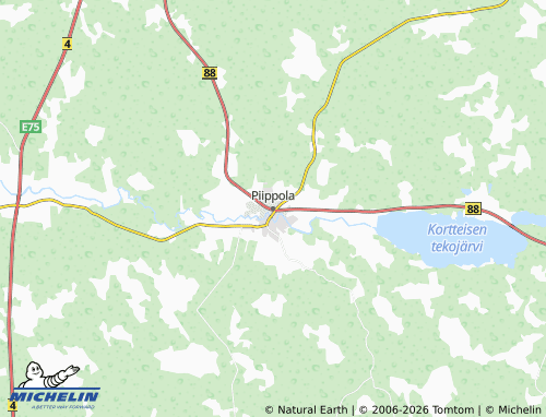 Carte MICHELIN Piippola - ViaMichelin
