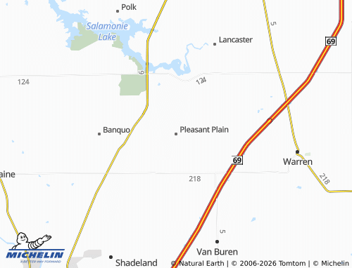 Mapa MICHELIN Pleasant Plain - ViaMichelin