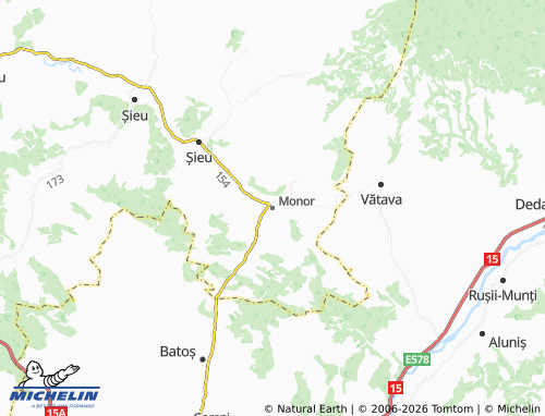 Carte MICHELIN Monor - ViaMichelin
