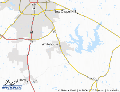 Mappa MICHELIN Whitehouse - ViaMichelin