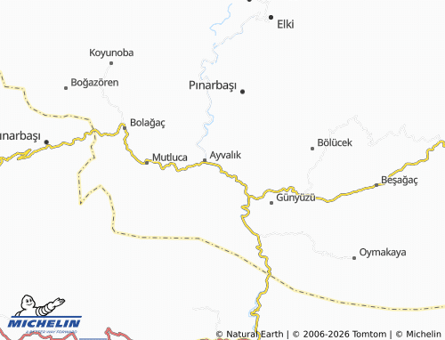 MICHELIN Başara map - ViaMichelin