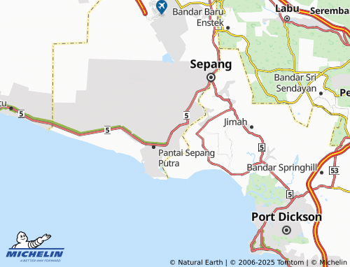 Carte MICHELIN Taman Gembira - ViaMichelin