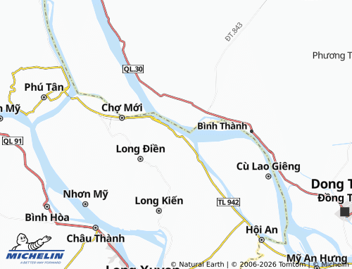 Mapa MICHELIN Long Điền A - ViaMichelin