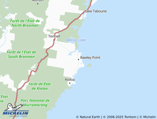 MICHELIN Bawley Point map - ViaMichelin