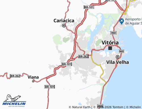 MICHELIN Mucuri map - ViaMichelin
