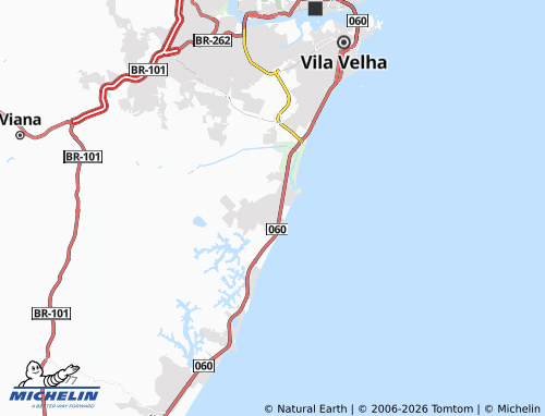 Mapa MICHELIN Cidade da Barra - ViaMichelin
