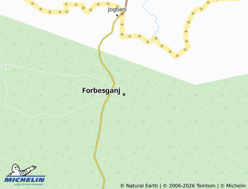 Mappa MICHELIN Forbesganj - ViaMichelin