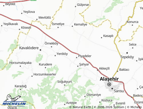 MICHELIN Çağlayan map - ViaMichelin