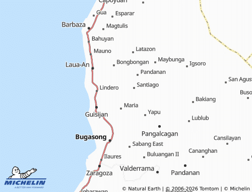 MICHELIN Paningayan map - ViaMichelin