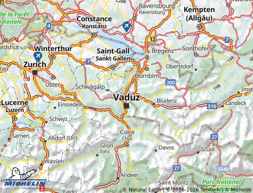 MICHELIN-Landkarte Unterland - ViaMichelin