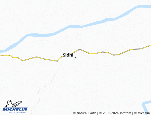 Mappa MICHELIN Sidhi - ViaMichelin