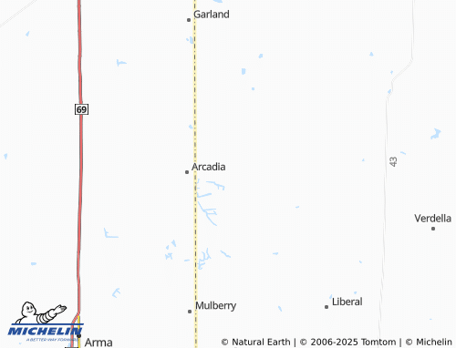 MICHELIN Oskaloosa map - ViaMichelin