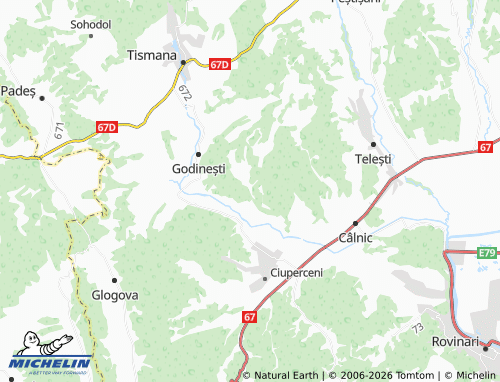 Mappa MICHELIN Pârâu De Vale - ViaMichelin