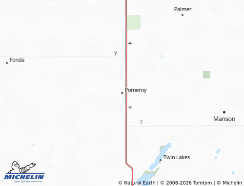 Mapa MICHELIN Pomeroy - ViaMichelin