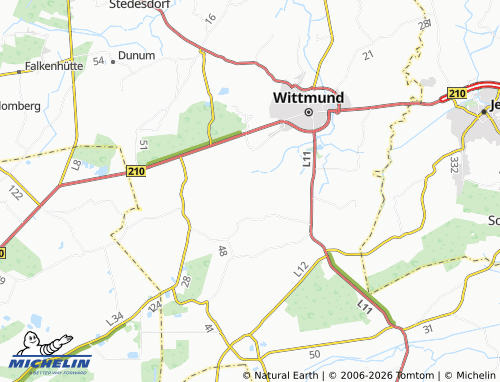 MICHELIN Uthörn map - ViaMichelin