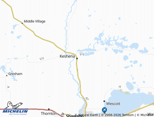 Carte MICHELIN Keshena - ViaMichelin