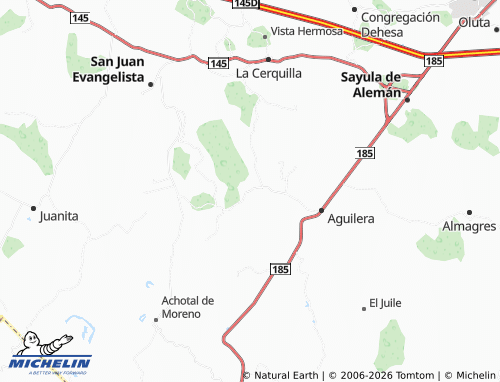 Mapa MICHELIN Caudalosa - ViaMichelin
