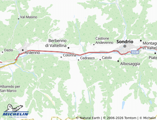 MICHELIN Cedrasco map - ViaMichelin