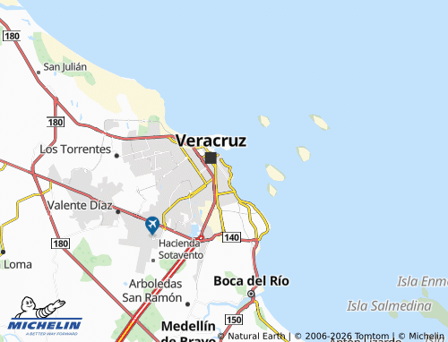 MICHELIN Ricardo Flores Magón map - ViaMichelin