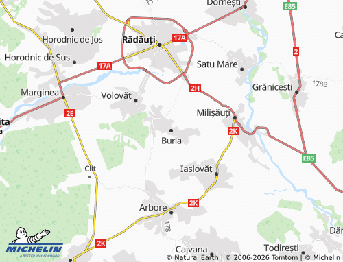 Mappa MICHELIN Burla - ViaMichelin