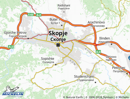 Mapa MICHELIN Aerodrom - ViaMichelin