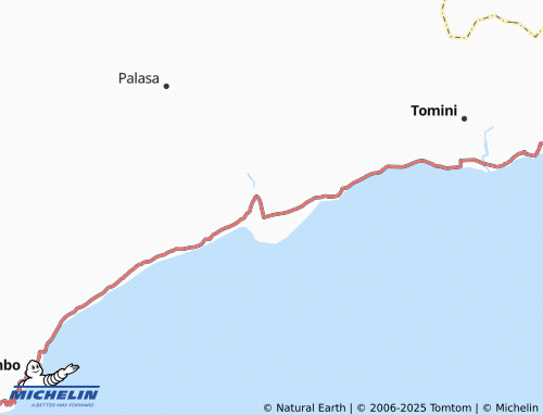 MICHELIN Palasa Tengah map - ViaMichelin
