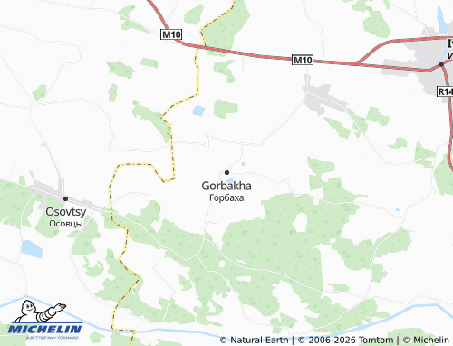 Carte MICHELIN Gorbakha - ViaMichelin