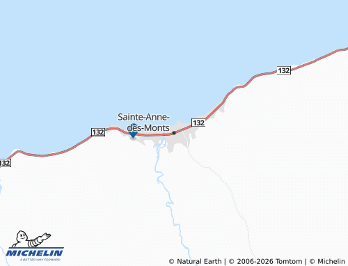 Mapa MICHELIN Sainte-Anne-des-Monts - ViaMichelin