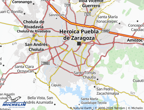 Mapa MICHELIN El Cerrito - ViaMichelin