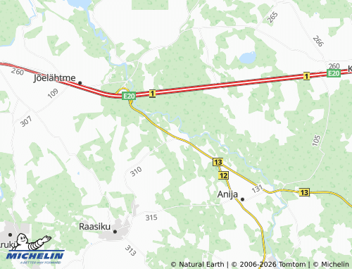 MICHELIN Jägala map - ViaMichelin