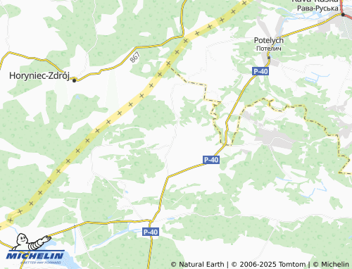 MICHELIN Smolyn map - ViaMichelin
