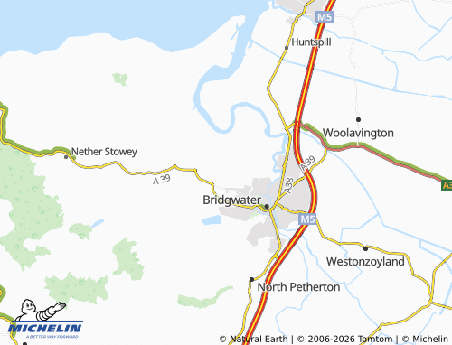 Carte MICHELIN Wembdon - ViaMichelin