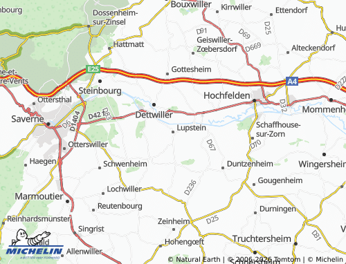Mapa MICHELIN Lupstein - ViaMichelin