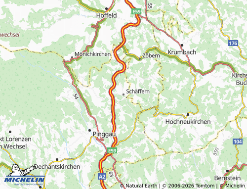 MICHELIN Schäffern map - ViaMichelin