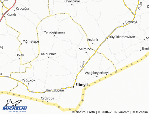 MICHELIN Karacurun map - ViaMichelin
