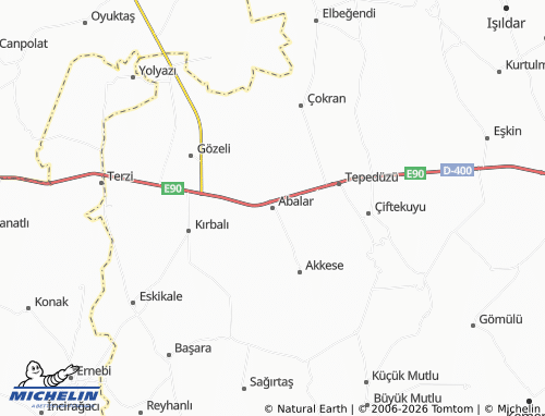 MICHELIN Abalar map - ViaMichelin