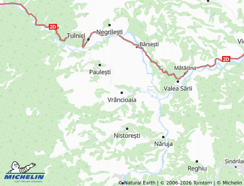 Mappa MICHELIN Vrâncioaia - ViaMichelin