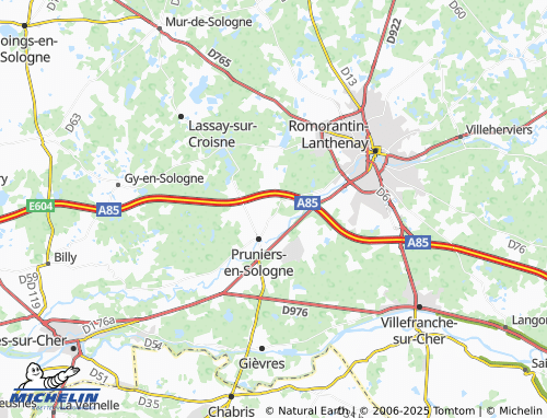 MICHELIN-Landkarte La Perrièze - ViaMichelin