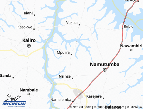 MICHELIN Mpulira map - ViaMichelin