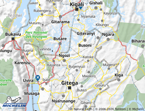Mapa MICHELIN Kiremba - ViaMichelin
