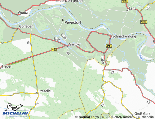 MICHELIN Nienwalde map - ViaMichelin